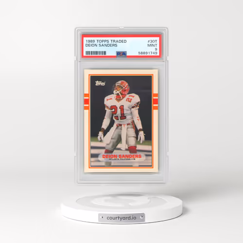 1989 Topps Traded #30T Deion Sanders (PSA 9 MINT)