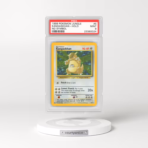 1999 Jungle #5 Kangaskhan - Holo No Symbol (PSA 9 MINT)