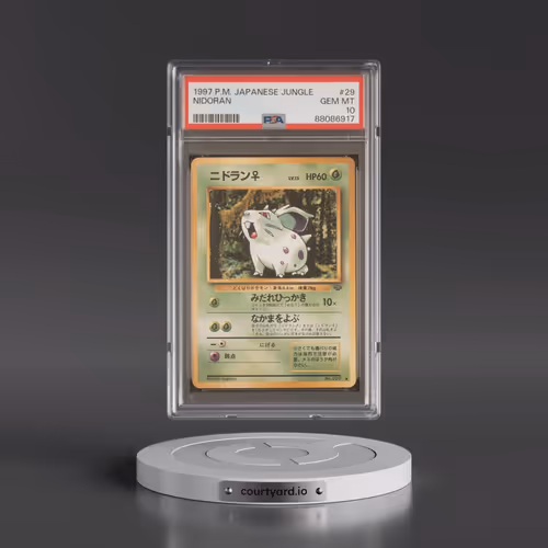 1997 Pokémon Jungle #29 Nidoran (PSA 10 GEM MINT)