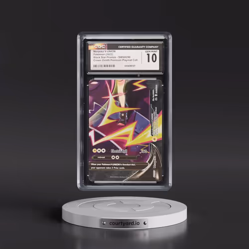 2017 Black Star Promos - Sword & Shield #SWSH290 Morpeko V-UNION - Crown Zenith Premium Playmat Coll