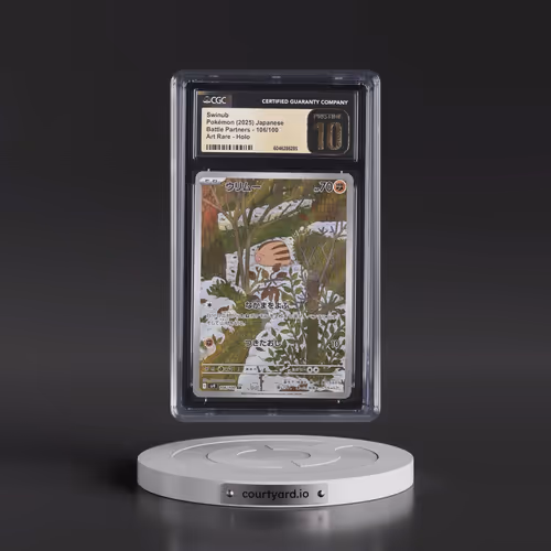 2025 Pokémon SV9-Battle Partners #106 Swinub - Art Rare (CGC 10 PRISTINE)