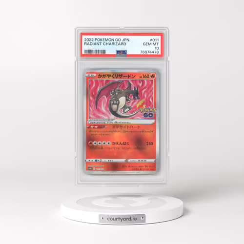 2022 Pokémon Go #011 Radiant Charizard - Holo (PSA 10 GEM MINT)