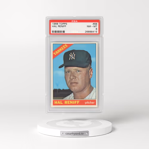 1966 Topps #68 Hal Reniff (PSA 8 NM-MT)
