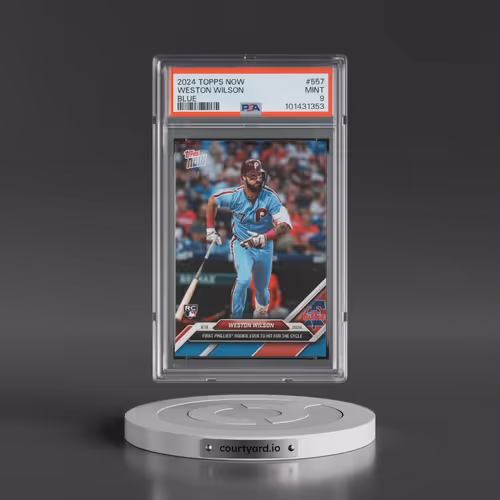 2024 Topps Now #557 Weston Wilson - Blue (PSA 9 MINT)