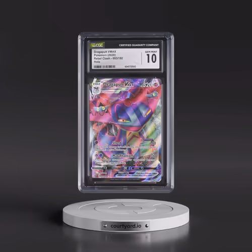 2020 Rebel Clash #093/192 Dragapult VMAX - Holo (CGC 10 GEM MINT)