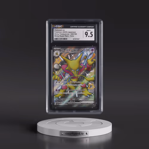 2023 Shiny Treasure ex #326/190 Alakazam ex - Shiny Super Rare Holo (CGC 9.5 MINT+)