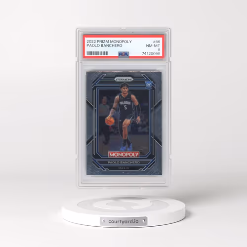 2022 Panini Prizm Monopoly #66 Paolo Banchero (PSA 8 NM-MT)