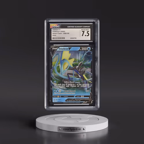 2020 Rebel Clash #049/192 Inteleon V - Holo (CGC 7.5 NM+)