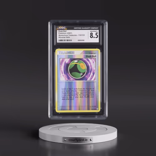 2007 Mysterious Treasures #110/123 Dusk Ball - Reverse Holo (CGC 8.5 NM-MT+)