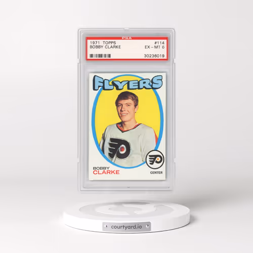 1971 Topps #114 Bobby Clarke (PSA 6 EX-MT)