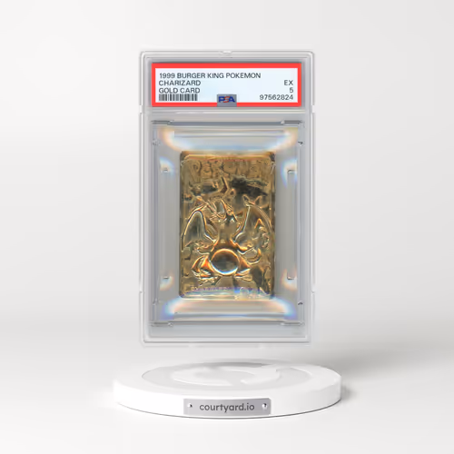 1999 Burger King Pokémon Gold Cards Charizard (PSA 5 EX)