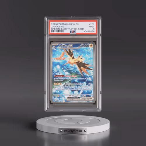2023 Pokémon Mew EN-151 #202 Zapdos EX - Holo Special Illustration Rare (PSA 9 MINT)