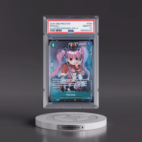 2025 One Piece Promos #034 Perona - Illustration Box Vol.4 (PSA 10 GEM MINT)