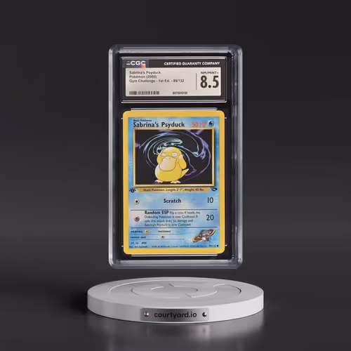 2000 Gym Challenge #99/132 Sabrina's Psyduck - 1st Edition 1st Edition (CGC 8.5 NM-MT+)