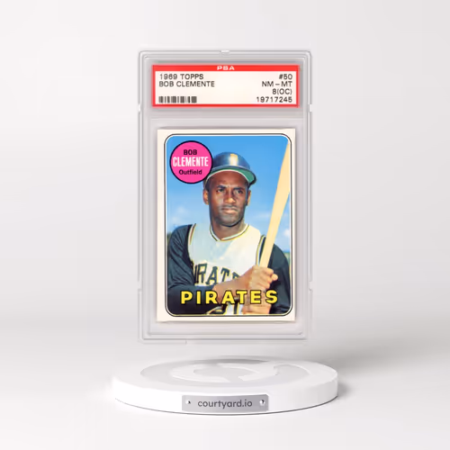 1969 Topps #50 Bob Clemente (PSA 8 NM-MT)