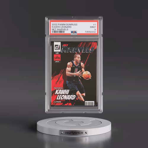 2022 Panini Donruss Net Marvels #1 Kawhi Leonard (PSA 9 MINT)