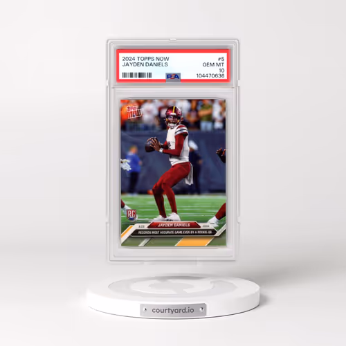 2024 Topps Now #5 Jayden Daniels (PSA 10 GEM MINT)