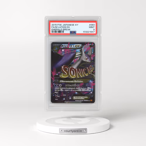 2015 Pokémon XY Emerald Break #083 M Latios EX - Holo Full Art (PSA 9 MINT)