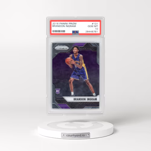 2016 Panini Prizm #131 Brandon Ingram (PSA 10 GEM MINT)