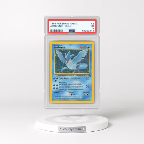 1999 Pokémon Fossil #2 Articuno - Holo (PSA 5 EX)