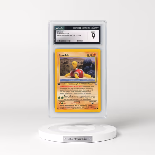 2001 Neo Revelation #51/64 Shuckle - 1st Edition (CGC 9 MINT)