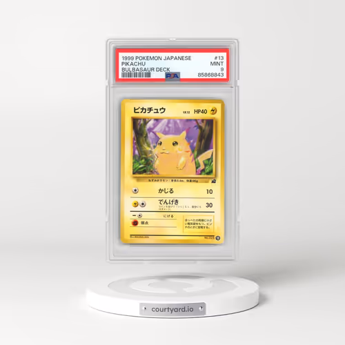 1999 Pokémon Bulbasaur Deck #13 Pikachu (PSA 9 MINT)