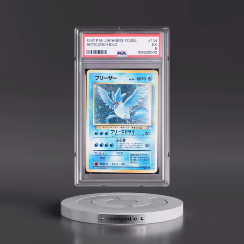 1997 Pokémon Fossil #144 Articuno - Holo (PSA 5 EX)