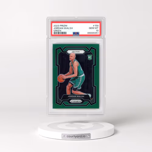 2023 Panini Prizm #158 Jordan Walsh - Green Prizm (PSA 10 GEM MINT)