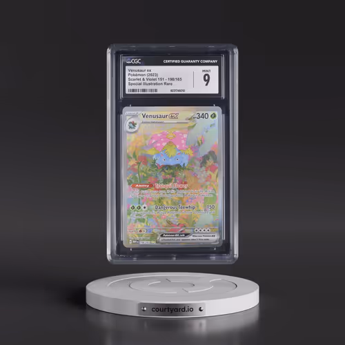 2023 Scarlet & Violet 151 - MEW EN #198/165 Venusaur ex - Special Illustration Rare (Holo) (CGC 9 MI