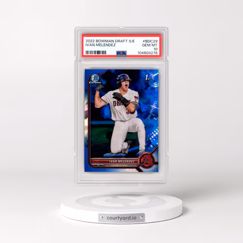 2022 Bowman Draft Chrome Sapphire Edition #BDC29 Ivan Melendez (PSA 10 GEM MINT)