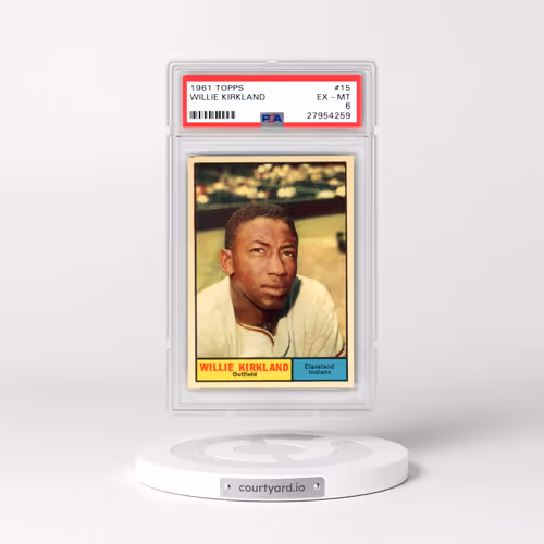1961 Topps #15 Willie Kirkland (PSA 6 EX-MT)