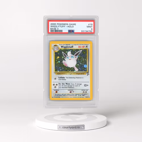 2000 Pokémon Game Base II #19 Wigglytuff - Holo (PSA 9 MINT)