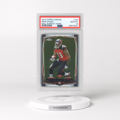 2014 Topps Chrome #185 Mike Evans - Ball in Right Hand (PSA 10 GEM MINT)