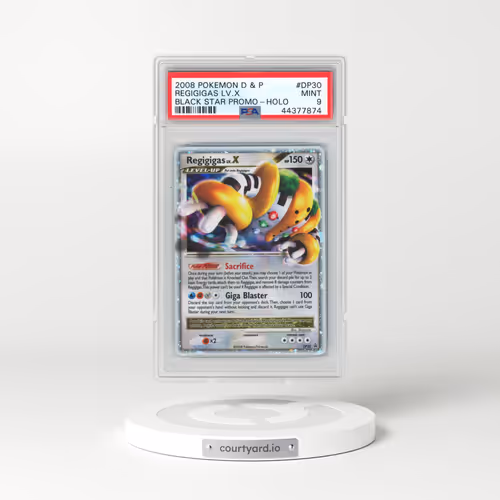 2008 Pokémon Diamond & Pearl Black Star Promo #DP30 Regigigas LV.X - Holo (PSA 9 MINT)