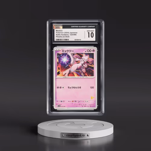 2024 Battle Academy #024/066 Mewtwo - Pikachu ex Deck (CGC 10 GEM MINT)