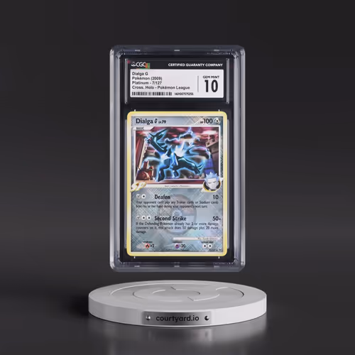 2009 Platinum #7/127 Dialga G - Pokémon League (Crosshatch Holo) (CGC 10 GEM MINT)