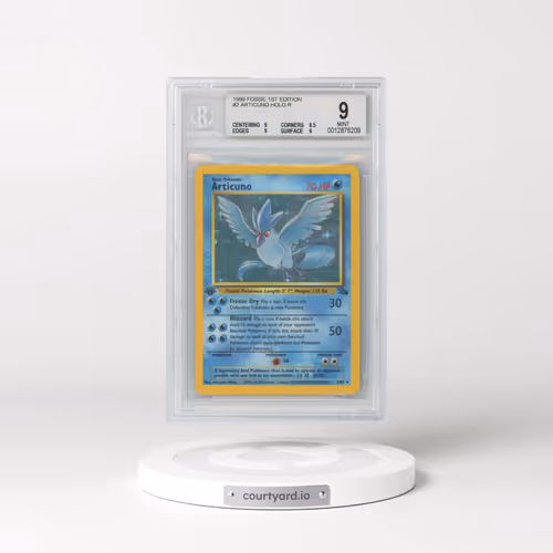 1999 Fossil #2 Articuno - 1st Edition Holo (BGS 9 MINT)