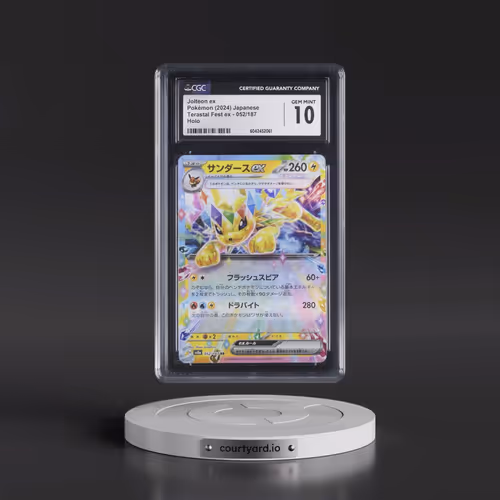 2024 Pokémon Sv8a-Terastal Fest EX #052 Jolteon EX - Holo (CGC 10 GEM MINT)