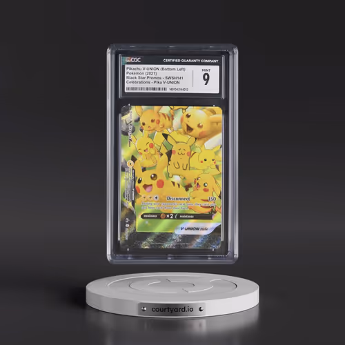 2021 Pokémon Swsh Black Star Promo #141 Pikachu V-Union - Celebrations Collection (CGC 9 MINT)