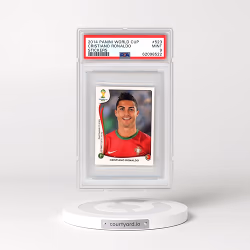 2014 Panini World Cup Stickers #523 Cristiano Ronaldo (PSA 9 MINT)