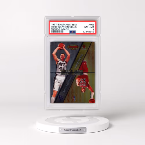 1997 Bowman's Best Mirror Image #MI4 Cedric Ceballos/Keith Van Horn/Kobe Bryant/Scottie Pippen - Mirror Image (PSA 8 NM-MT)