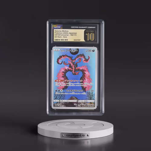 2022 VSTAR Universe #190/172 Galarian Moltres - Art Rare Holo (CGC 10 PRISTINE)
