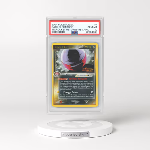 2004 Pokémon EX Team Rocket Returns #4 Dark Electrode - Reverse Foil (PSA 10 GEM MINT)