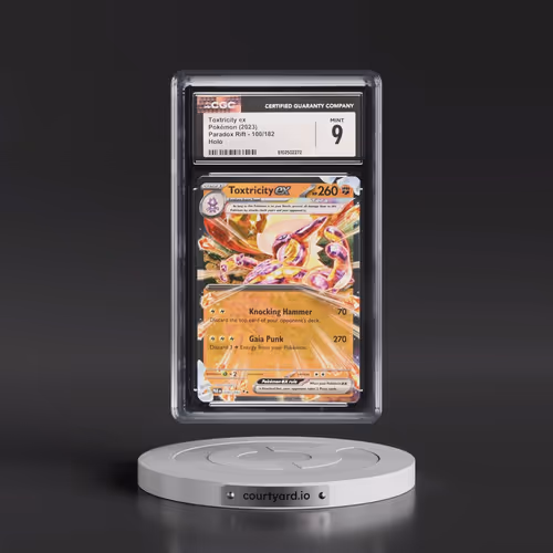 2023 Pokémon Par EN-Paradox Rift #100 Toxtricity EX - Holo (CGC 9 MINT)