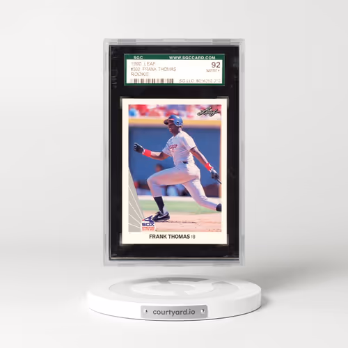 1990 Leaf #300 Frank Thomas (SGC 8.5 NM-MT+)