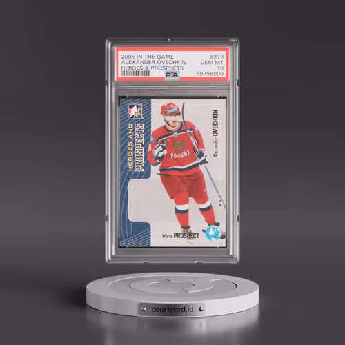 2005 In the Game Heroes & Prospects #279 Alexander Ovechkin (PSA 10 GEM MINT)