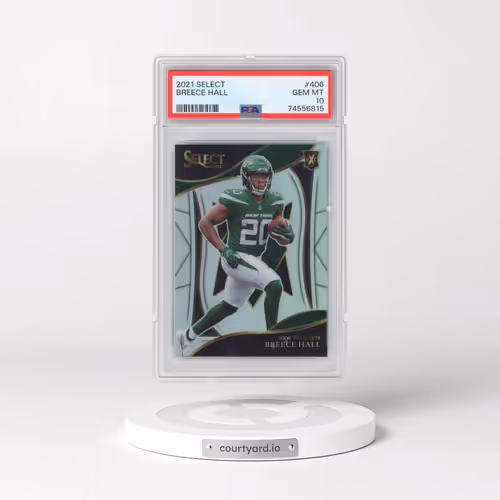 2021 Panini Select #406 Breece Hall (PSA 10 GEM MINT)