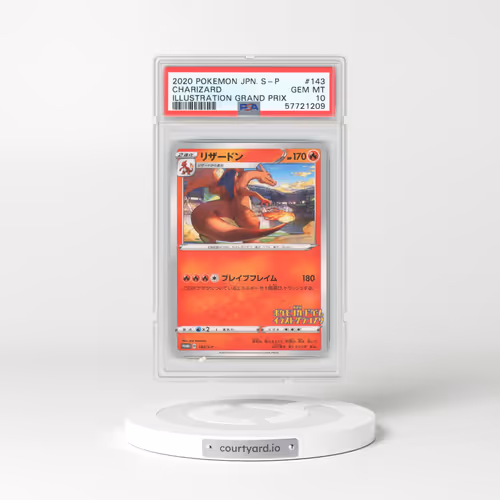 2020 Pokémon S Promo #143 Charizard - Illustration Grand Prix (PSA 10 GEM MINT)
