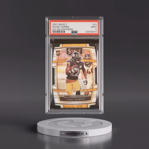 2021 Panini Select #53 Najee Harris - Die-Cut Silver Prizm (PSA 9 MINT)