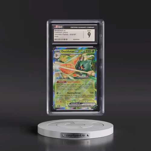 2023 Obsidian Flames - OBF EN #015/197 Decidueye ex - Holo (CGC 9 MINT)